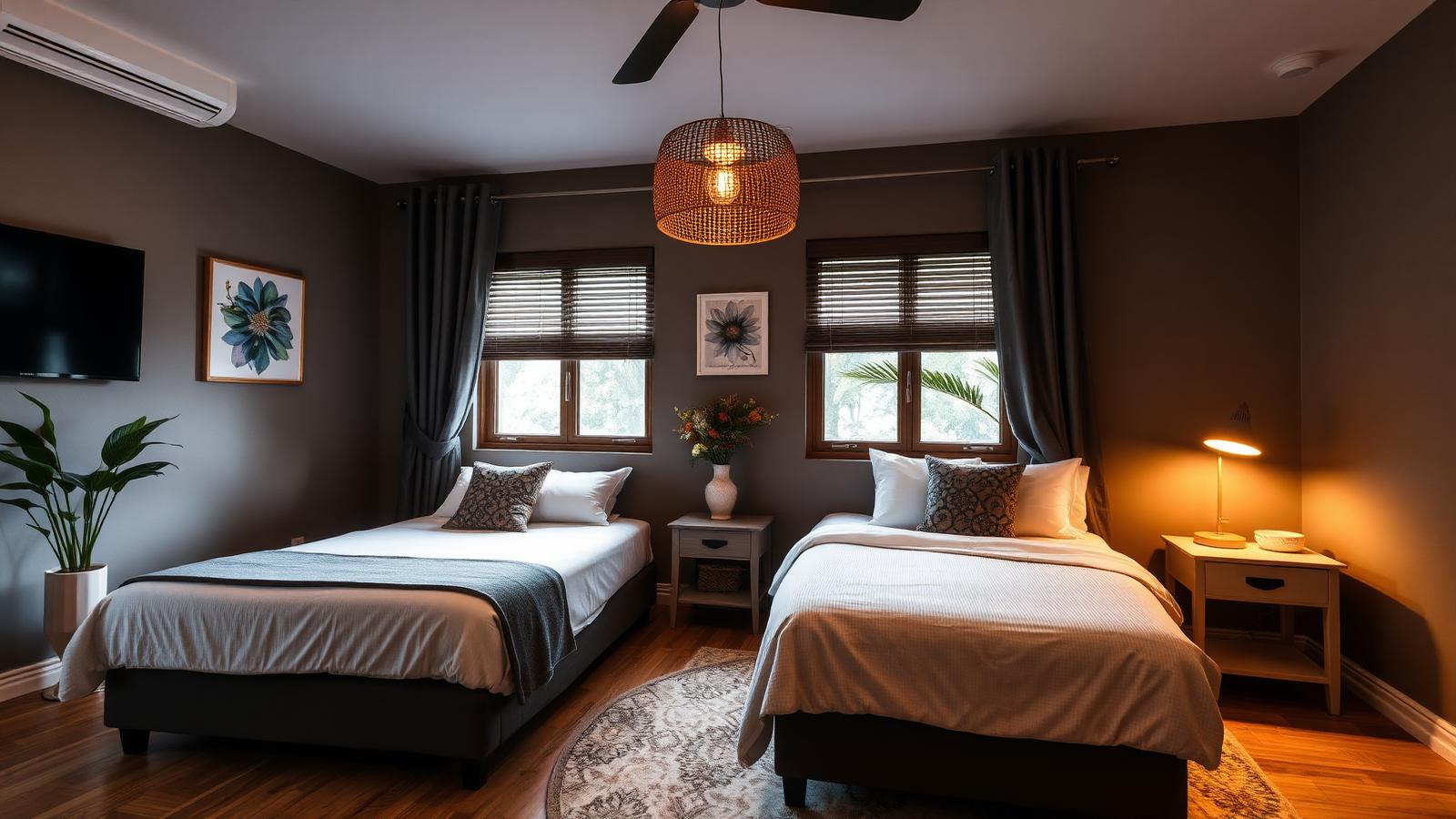 Cozy bedroom in a Medical BnB unit near a hospital