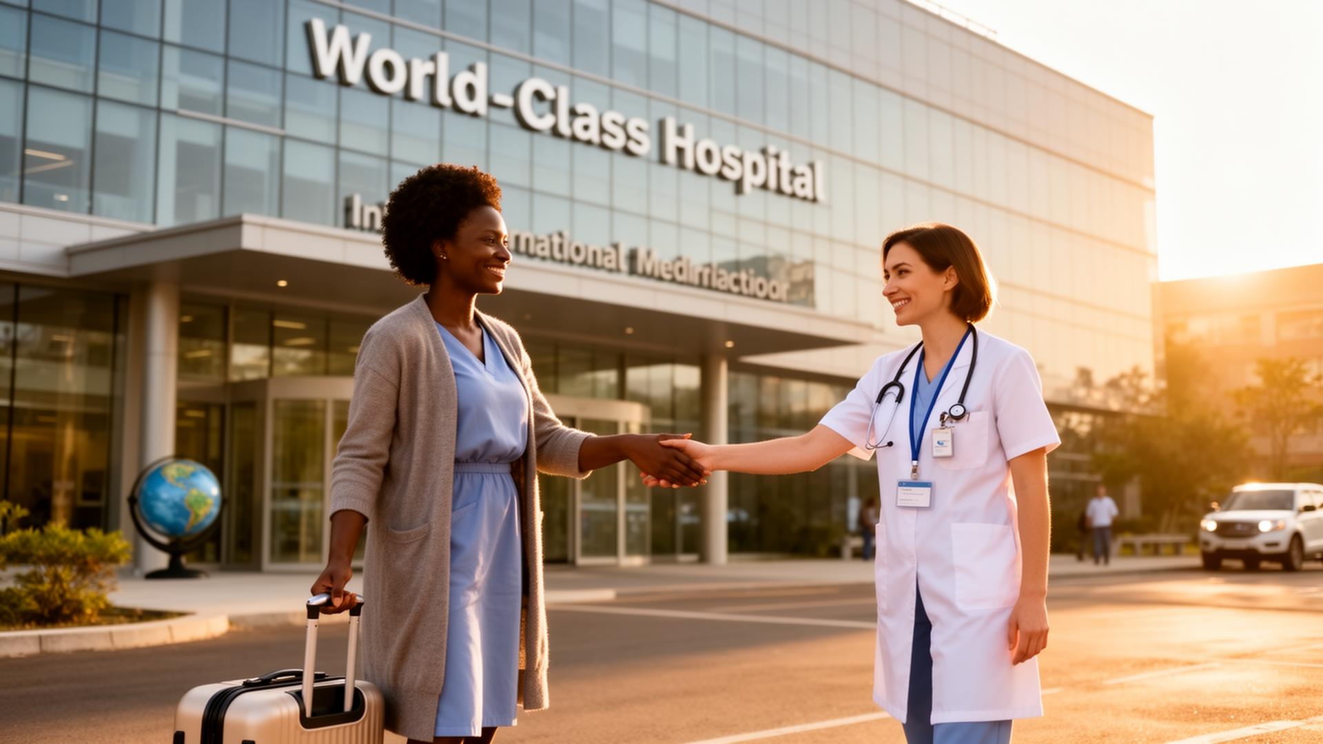 African patient welcomed at world-class international hospital